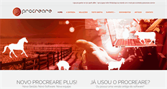 Desktop Screenshot of procreare.com.br